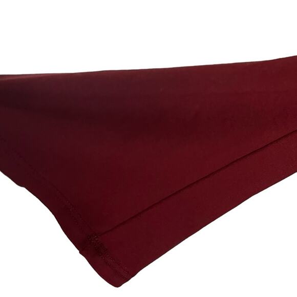 Eileen Fisher Tunic Top Medium Magenta Red Bell Sleeve Viscose Spandex Jersey - Picture 4 of 12